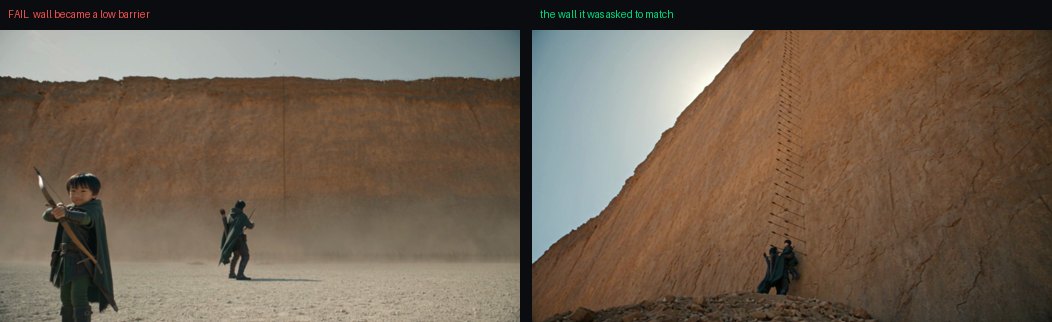 A towering wall reduced to a low barrier