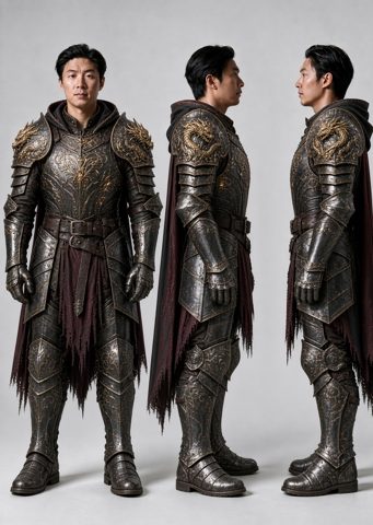 Knight sheet without back view — Dragon Battle