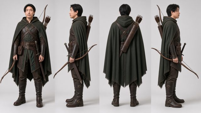 Dad (Richard) ranger outfit sheet — Dragon Rescue