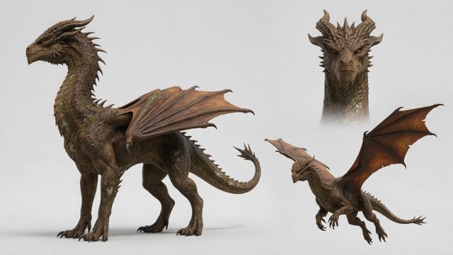 Dragon design sheet v3 — Dragon Rescue