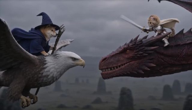Dragon mount — Wizard Dog · dragon knights